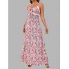 Robe Moulante Ligne A en Dentelle Insérée à Bretelle Fine - Rose clair M | US 6