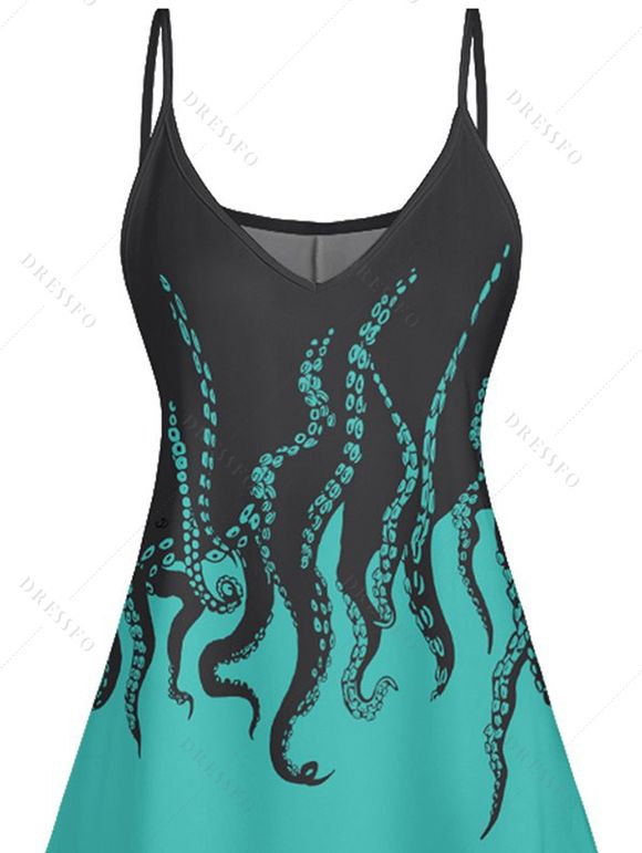 Robe Plissée Bouée de Sauvetage et 6 Pièces - Vert L | US 8-10