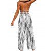 Maillot de Bain Tankini Texturé Découpé à Taille Haute à Col Halter - Noir L | US 8