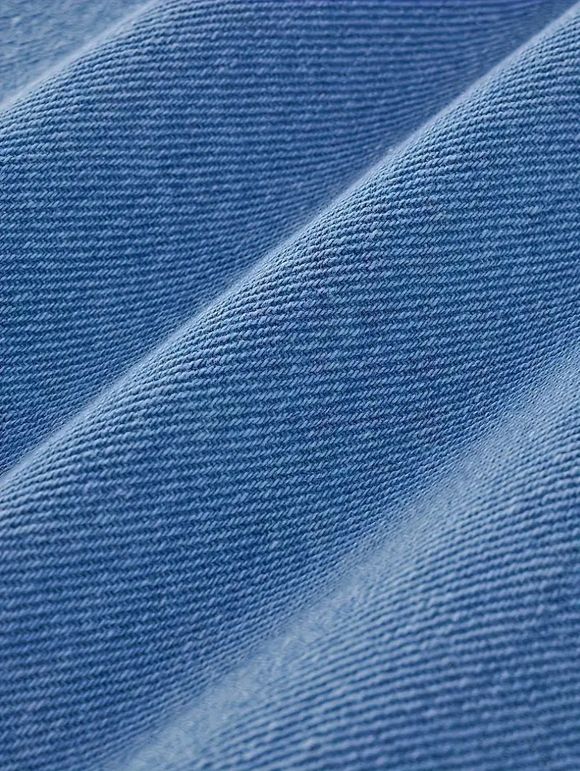 Jean skinny à fermeture éclair rayée pour homme, jean à poches déchirées - Bleu clair XL