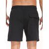 Short de plage uni pour homme avec cordon de serrage et poche intérieure, taille élastique - café XXXL | US 14