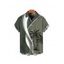 Boy's Coconut Tree Leaf Pattern Vacation Shirt Button Up Roll Up Short Sleeve Kid Shirt - Vert clair 120