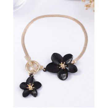 Vivid Flower Pendant Trendy Ankle Chain
