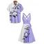 Vacation Couple Outfit Floral Leaf Pattern Contrast Color Surplice A Line Belt Dress and Roll Up Sleeve Shirt Casual Matching Outfit - Concorde S | US 4