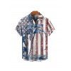 Independence Day Family Outfit American Flag Pattern Spaghetti Strap Dress and Girl Dress Sleeve Shirt Drawstring Shorts Patriotic Outfit - multicolor A S | US 4