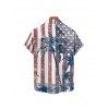 Independence Day Family Outfit American Flag Pattern Spaghetti Strap Dress and Girl Dress Sleeve Shirt Drawstring Shorts Patriotic Outfit - multicolor A S | US 4