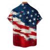 Independence Day Family Outfit American Flag Pattern Spaghetti Strap Dress and Girl Dress Roll Up Sleeve Shirt Drawstring Shorts Patriotic Outfit - multicolor S | US 4