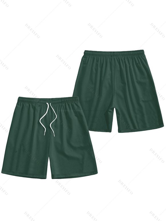 Hawaii Couple Outfit Tropical Plant Print Spaghetti Strap Dress Cinched Tankini Swimsuit and Roll Up Sleeve Shirt Drawstring Shorts Beach Matching Outfit - Blanc S | US 4