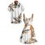 Vacation Couple Outfit Leaf Pattern Ruched Bust Sweetheart Neck A Line Mini Belt Dress and Button Up Shirt Casual Matching Outfit - Blanc S | US 4