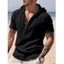 T-shirt décontracté à manches courtes et col rond pour homme, couleur unie, avec cordon de serrage, à capuche et cordon de serrage, idéal pour la plage - café lumière XXXL