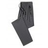 Pantalon long et décontracté pour homme, couleur unie, avec poches et cordon de serrage, taille élastique et respirant - Gris XXXL