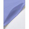 Robe de vacances décontractée à bretelles spaghetti et motif floral et feuilles de lys - Pourpre M | US 6