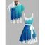 Vacation Couple Outfit Contrast Color Coconut Tree Pattern Ruched Bust Belt Dress and Button Up Shirt Casual Matching Outfit - Bleu S | US 4