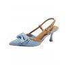 Vacation Women Outfit Floral Print Sleeveless High-Low Dress Solid Color Open Front Crop Top and Hollow Out Chunky Heel Sandals Set - Bleu clair S | US 4