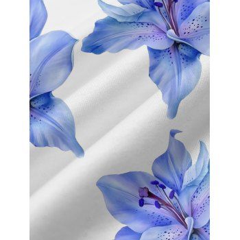 Lily Floral Pattern Pocket Vacation Dress Spaghetti Strap A Line Long Casual Dress