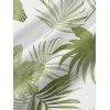 Robe hawaïenne à poches et motif feuilles tropicales, bretelles spaghetti, coupe trapèze, longue, débardeur de plage - Vert clair XXL | US 14