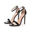 Buckle Strap Stiletto High Heel Open Pointed Toe Elegance Sandals - Rouge EU 43