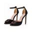 Solid Color Buckle Strap Open Toe High Heels Elegance Sandals - Blanc EU 43