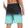 Tenue de vacances pour homme, chemise à manches courtes boutonnée et retroussable, poches intérieures, short à cordon, tenue de plage - Vert S | US 4
