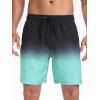 Tenue de vacances pour homme, chemise à manches courtes boutonnée et retroussable, poches intérieures, short à cordon, tenue de plage - Vert S | US 4