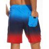 Tenue décontractée pour homme, chemise à manches courtes boutonnée et retroussable de couleur contrastée et short à poche intérieure avec cordon de serrage, tenue de plage - multicolor S | US 4