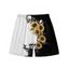 Short de plage à cordon de serrage pour homme, motif tête de mort contrastée et tournesol - Noir 3XL