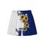 Short de plage à cordon de serrage pour homme, motif tête de mort contrastée et tournesol - Noir 3XL