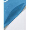 Vacation Couple Outfit Octopus Marine Life Pattern Pocket Spaghetti Strap Long Tank Dress and Button Up Shirt Beach Matching Outfit - Bleu Ciel S | US 4