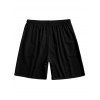 Ensemble chemise gothique à motif tête de mort et tournesols contrastés pour homme et short de plage uni à cordon de serrage - Noir S | US 4