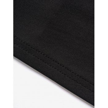 Plus Size Solid Color Lace Up Grommet Gothic Dress Crisscross Strap Buckle Strap Belt A Line Casual Dress