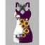 Débardeur gothique monochrome à motif de tournesols et de crânes, en dentelle papillon, avec surplis contrasté et anneau en O, haut de vacances - Rouge foncé XXL | US 14