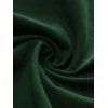 Jupe haute basse à bretelles et lacets à boutons factices - Vert profond M