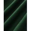 Jupe haute basse à bretelles et lacets à boutons factices - Vert profond XXL
