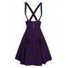 Crisscross Lace Up Suspender Skirt