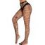 Skulls Spider Web Pattern Hollow Out Fishnet Gothic Stockings Sheer High Waisted Skinny Pantyhose - BLACK 
