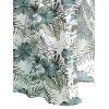 Robe longue de vacances à motif floral et feuilles, avec empiècement en dentelle géométrique et bretelles spaghetti - multicolor XXL | US 14