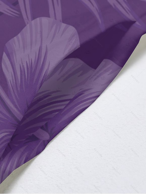 Robe de vacances à imprimé floral, robe longue trapèze à bretelles spaghetti - Concorde XXL | US 14