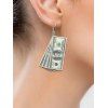Boucles d'oreilles pendantes tendance en acrylique Dollars Cash - multicolor A 