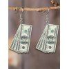 Boucles d'oreilles pendantes tendance en acrylique Dollars Cash - multicolor A 