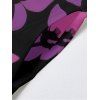 Robe gothique à motif floral et têtes de mort, bretelles spaghetti, coupe trapèze, longue, pour les vacances - Noir XL | US 12