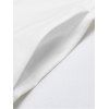Robe de vacances à motif de feuilles et de fleurs d'ananas, robe longue décontractée à bretelles spaghetti - Blanc M | US 6