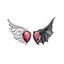 Boucles d'oreilles gothiques pour Halloween Boucles d'oreilles en pierres précieuses artificielles - Noir 