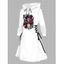 Robe à capuche gothique avec imprimé tête de mort et rose, mini-robe à lacets et cordons de serrage pour Halloween - Noir S | US 4