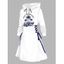 Robe de vacances à capuche, imprimé cocotier, mini-robe à lacets et cordons de serrage pour la plage - Bleu profond S | US 4
