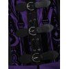 Robe gothique pour Halloween, mini-robe à œillets et boucles à imprimé croix - Concorde S | US 4