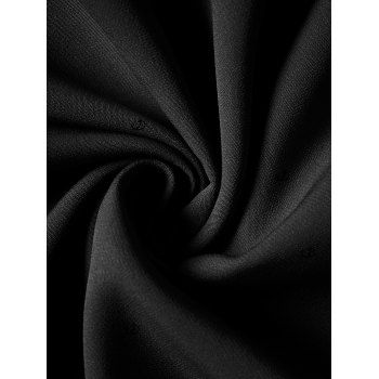 Lace Up Layered Dress Plain Color Sleeveless A Line Casual Midi Dress