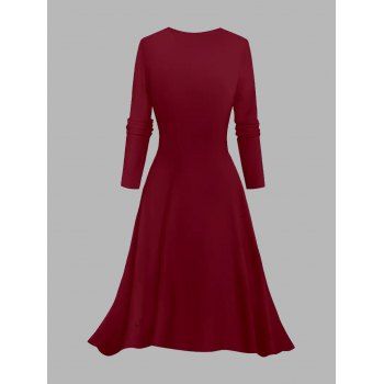 2pcs Vacation Set Geometric Print Spaghetti Strap Dress and Open Front Top Set