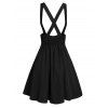 Jupe à Bretelle Croisée à Lacets - Noir XXL