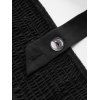Jupe à Bretelle Croisée à Lacets - Noir XXL