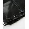 Corset style punk à œillets croisés et dos nu - Noir L | US 8